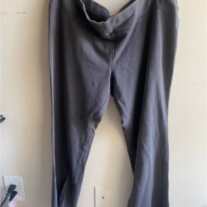 Grey flared leggings
